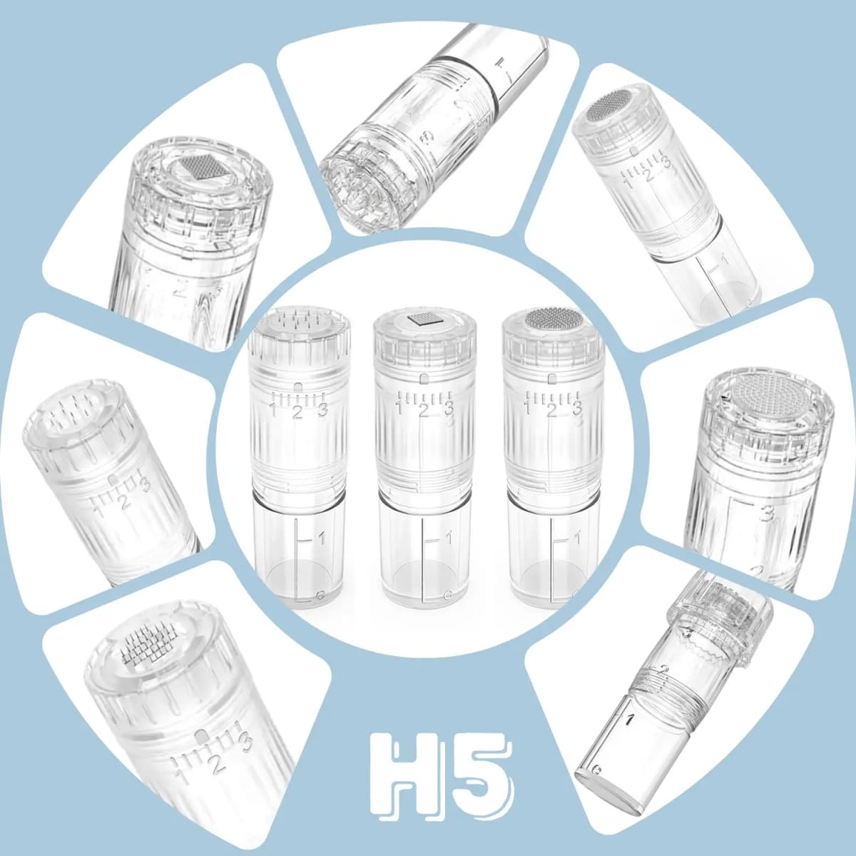 Hydra Pen H5 Cartridges | 12/24/36 Pin & Nano Tips - Dr.pen Club