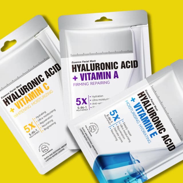 hyaluronic acid & vitamin a/c/e facial mask