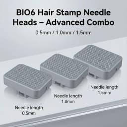 bio6 hair stamp needle heads – advanced combo (0.5 / 1.0 / 1.5 mm)
