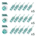 full face texture & glow refining microneedling cartridges & serum kit for dr. pen a6s