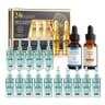 full face texture & glow refining microneedling cartridges & serum kit for dr. pen a6s