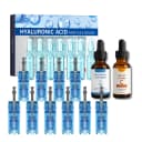 full face texture & glow refining microneedling cartridges & serum kit for dr. pen m9