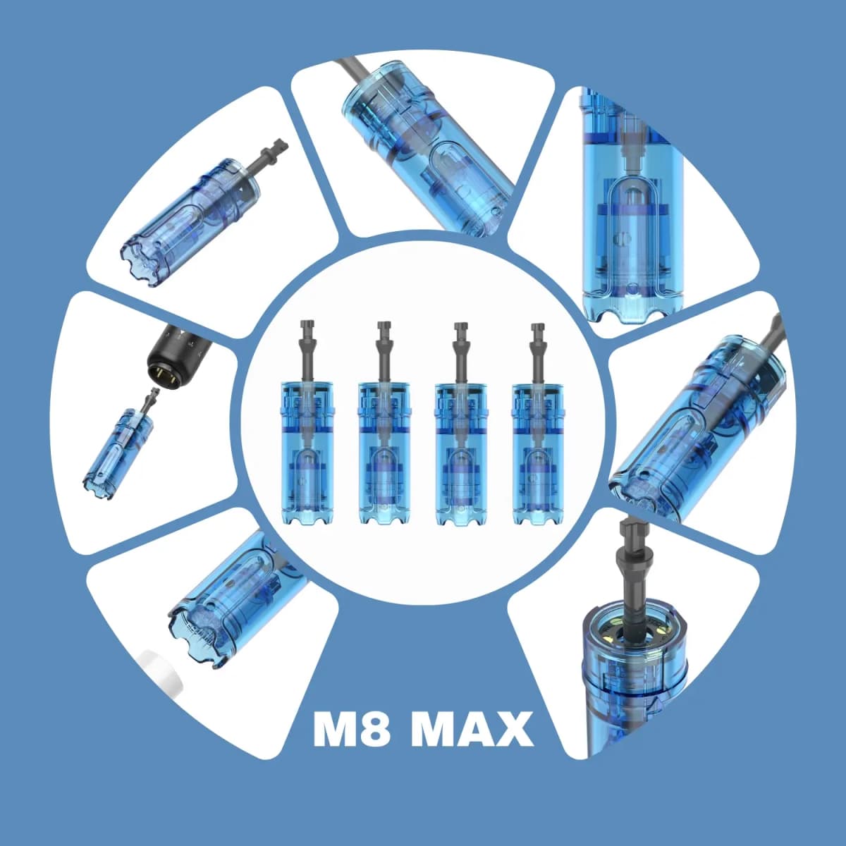 dr. pen m8 max 18 pin microneedling cartridges