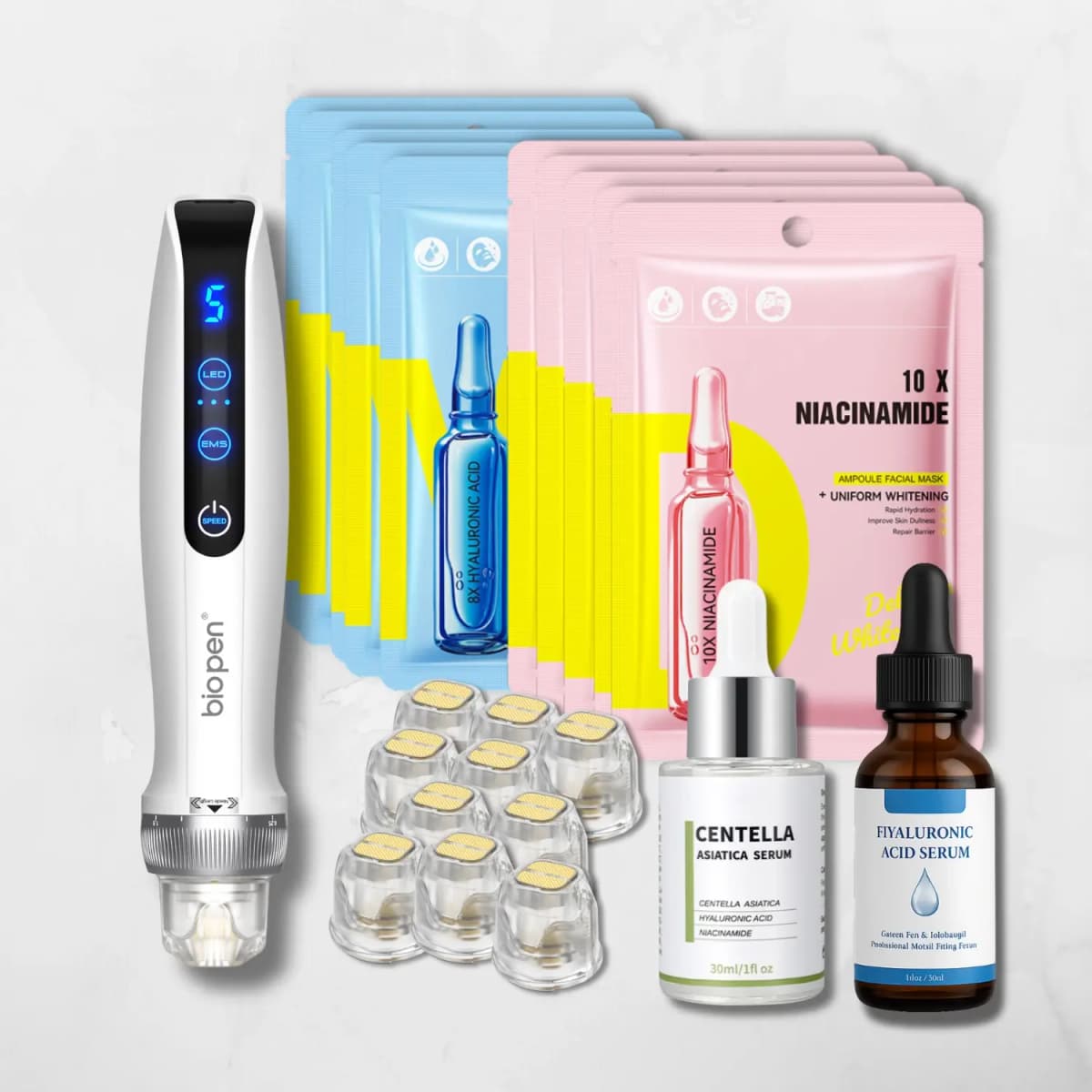 bio pen q2 microneedling starter kit gentle glow hydration kit