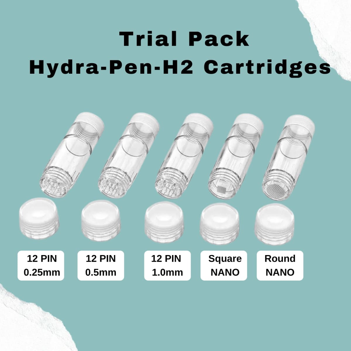 complete needle kit for hydra pen h2 – 5 types, one box