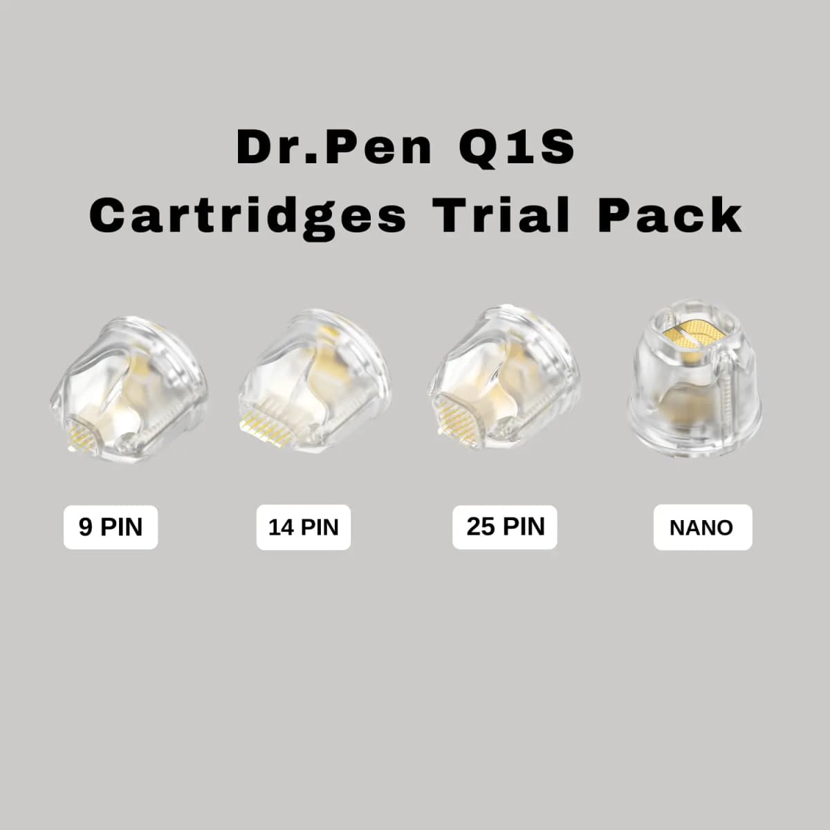 complete dr.pen q1s needle set (4 tip types)