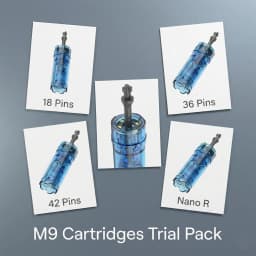 complete dr. pen m9 needle set (4 tip types)