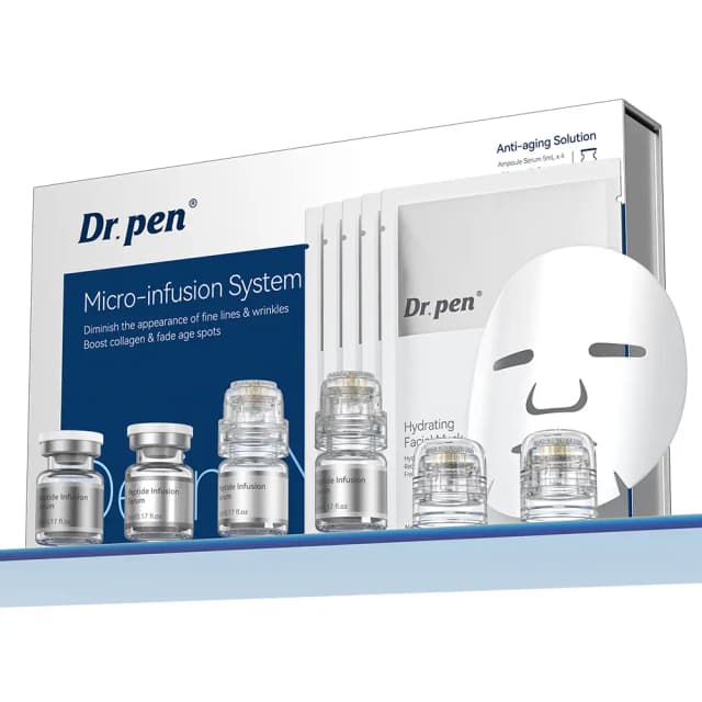 dr. pen mis20 micro infusion system needling skincare kit