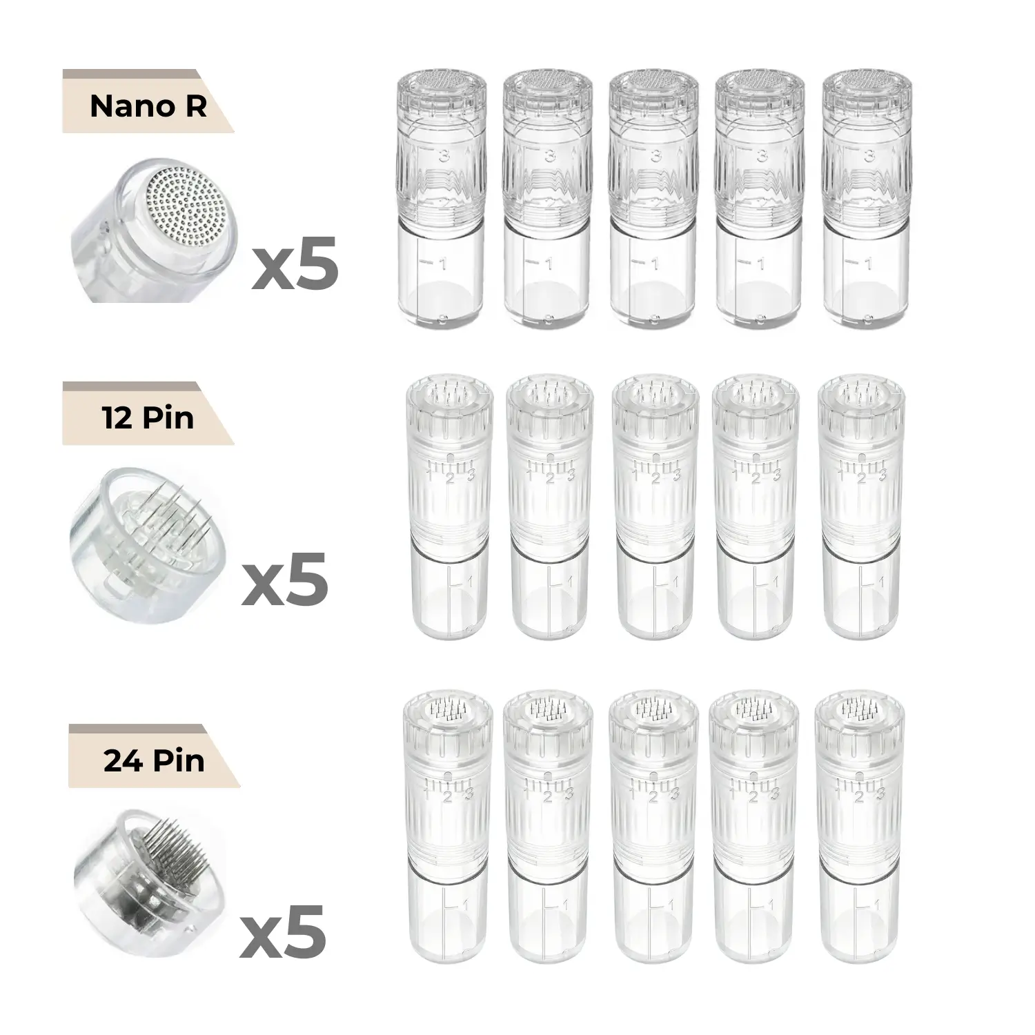 Hydra Pen H5 Cartridges & Serum Kit 12/24/Nano --drpenclub